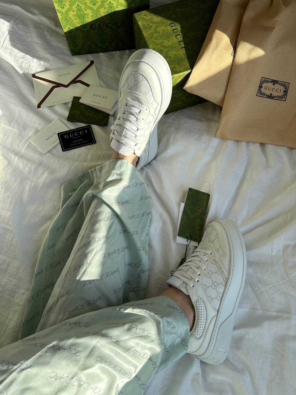 Кроссовки Gucci GG Sneakers White White