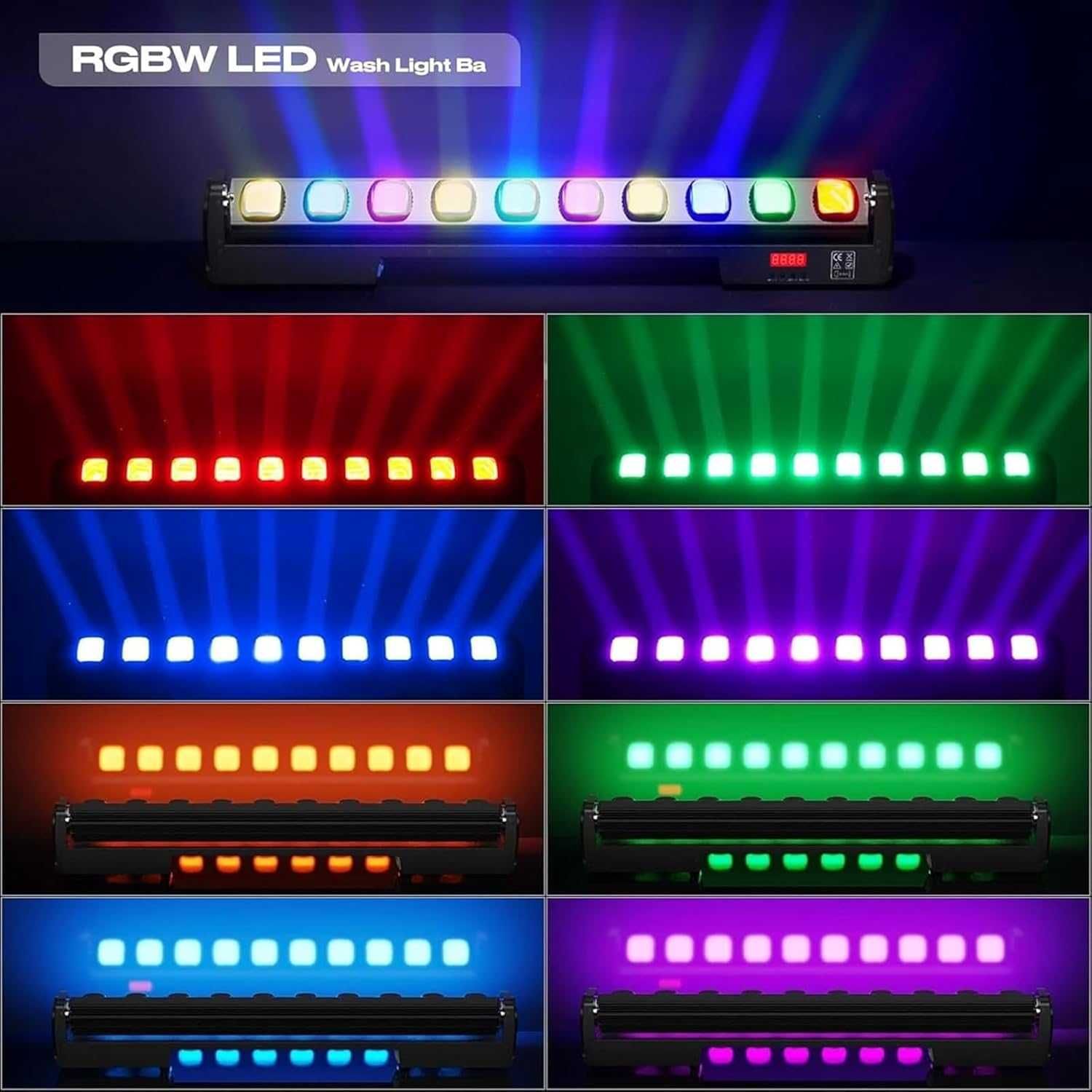 Nowe światła sceniczne / oświetlenie / diody / LEDY /250W / 4w1 !A303!