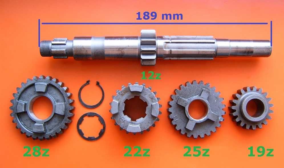 Silnik - Bashan BS250S-5 – JS171FMM – JS171FMM-3 – LC171FMM - MIX