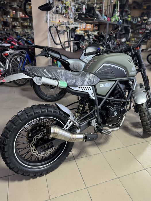 Мотоцикл GEON Scrambler, 250cc. Доставка.