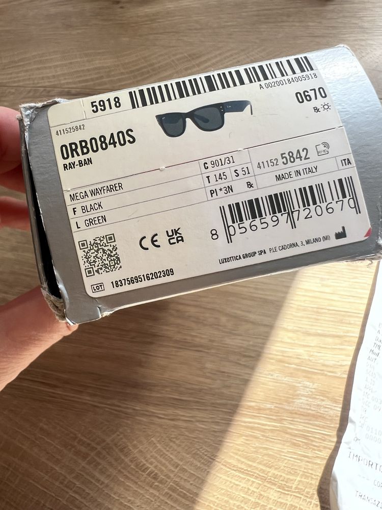 Окуляри ray ban оригінал