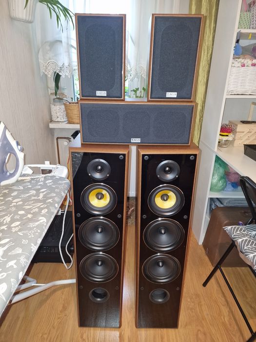 Zestaw kolumn Taga Harmony TAV-606 v.3 Orzech + Amplitumer Pioneer VSX