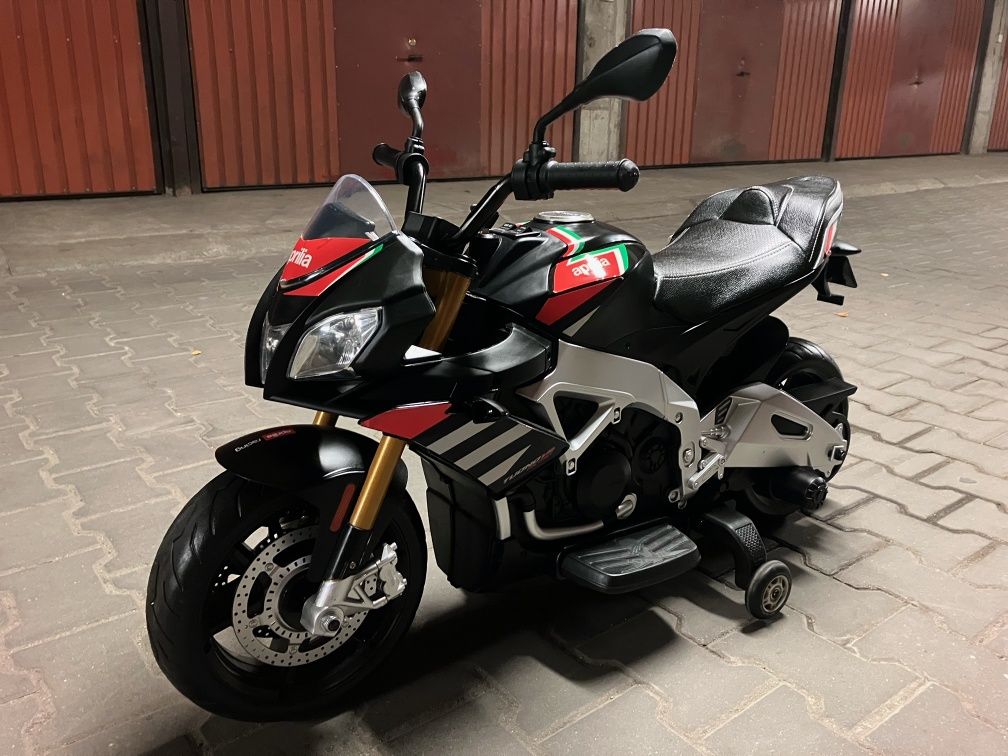 Motorek elektryczny dla dziecka Aprilia Tuono