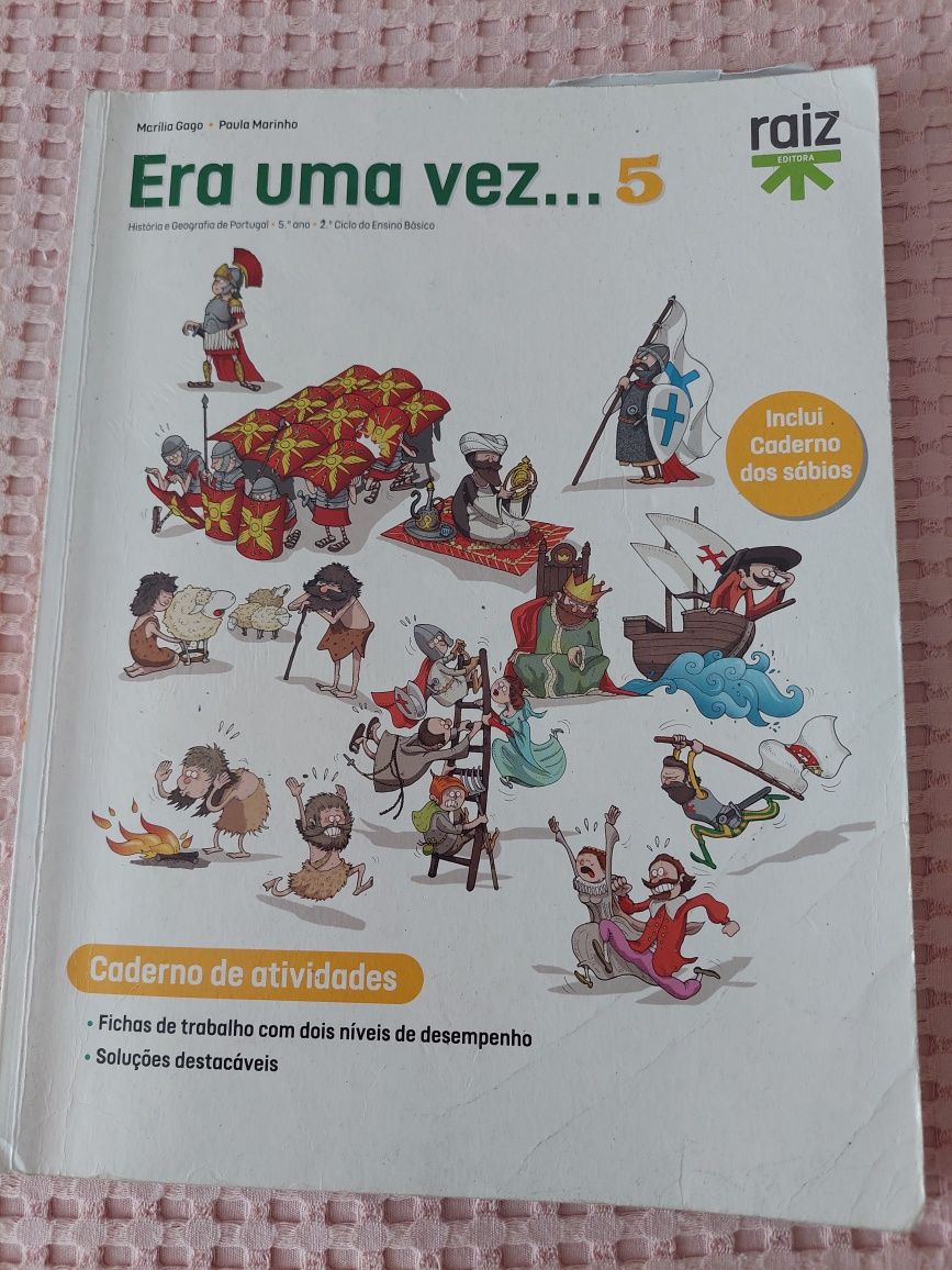 Caderno de atividades de História e Geografia de Portugal 5 ano