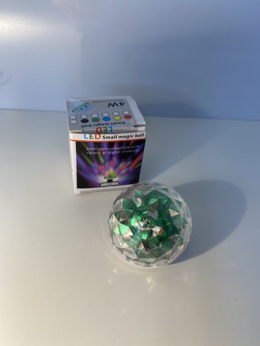 MINI LAMPKA LED • samochodowa • dyskotekowa • HIT