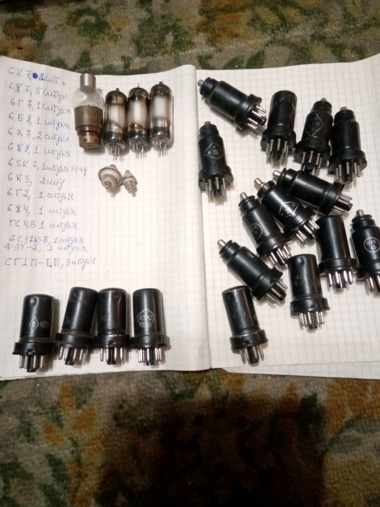 Продам радио лампи разни