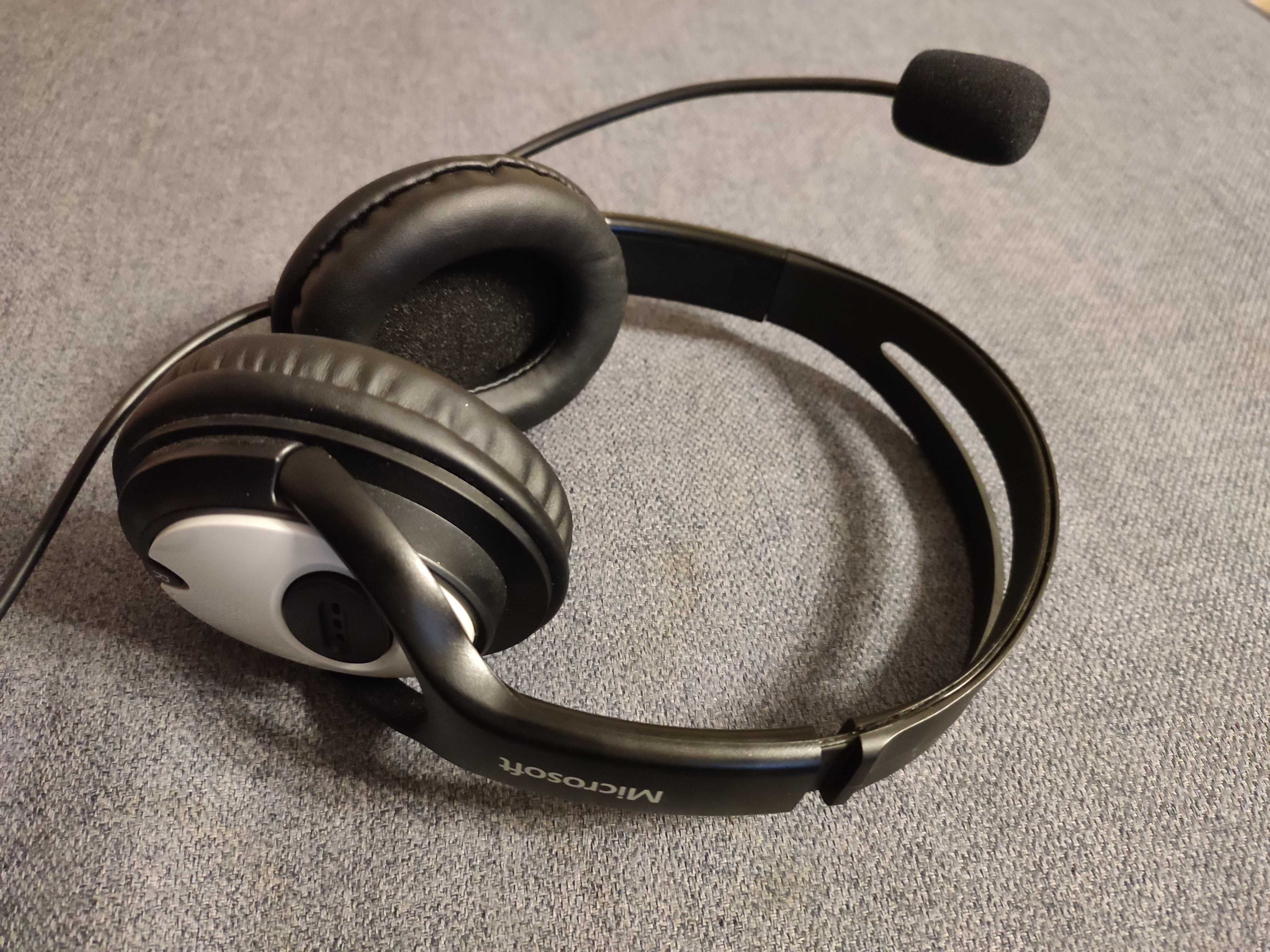 Słuchawki z mikrofonem Microsoft LifeChat LX-3000, praktycznie nowe
