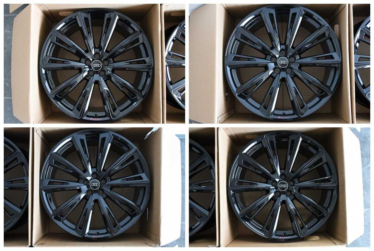 Koła Felgi 23" Audi Q8 SQ8 RSQ8 Nowe Audi Sport Black Piano