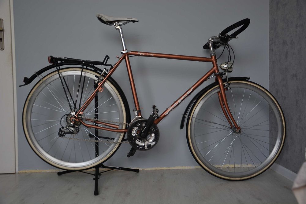 Rower miejski trekkingowy retro plus drugi komplet kół
