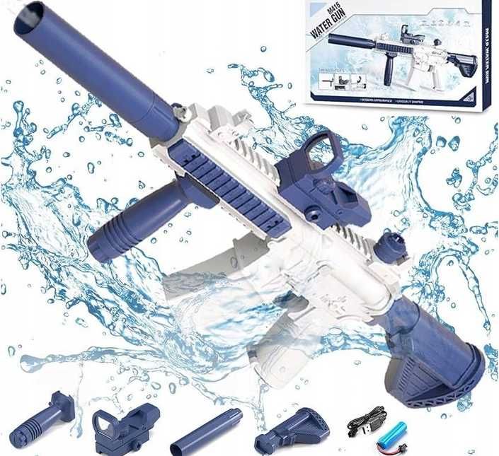 Unikalny elektryczny karabin na wodę m416 automatyczne strzelanie