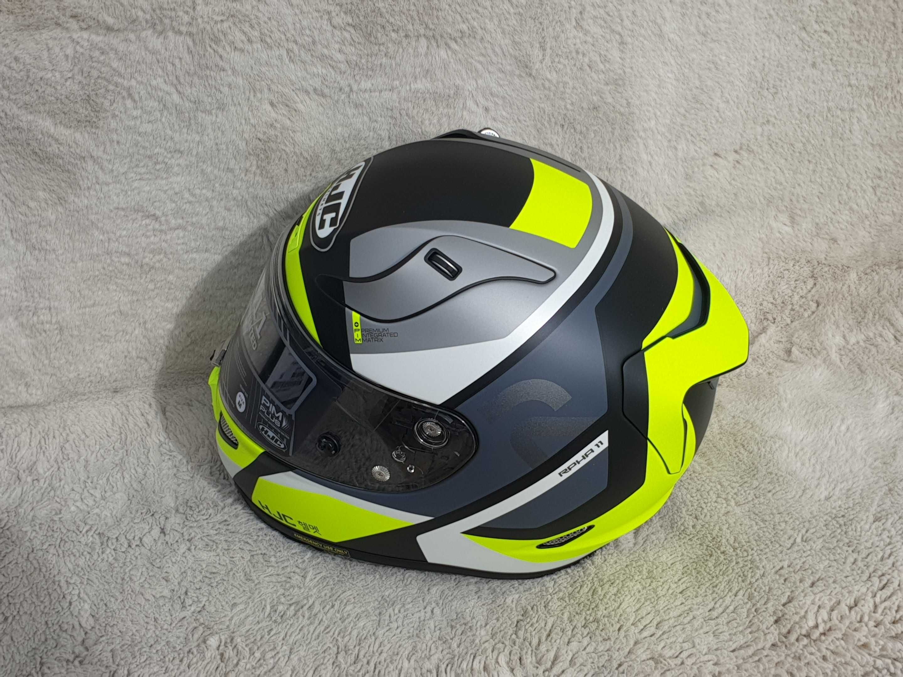 wys 20.07 Hjc Rpha 11 rozm. M kask motocyklowy + ciemny wizjer