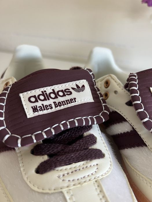 Adidas Samba Wales Bonner Brancos e Bordeux Mulher
