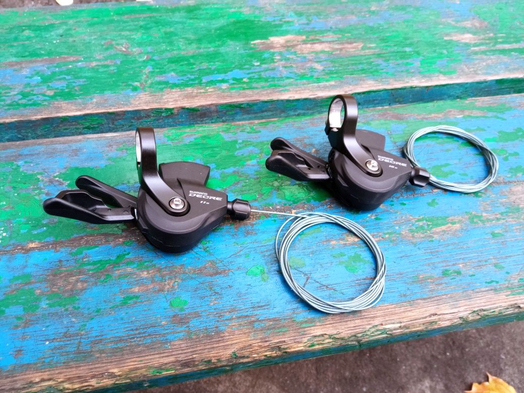 Праві шифтери на 10, 11 и 12 шв. Shimano DEORE. Манетка, перекидка