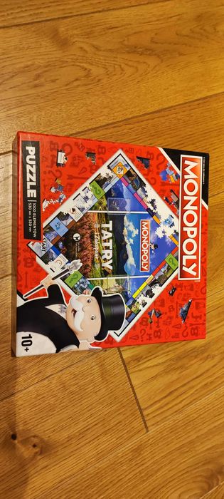 Monopoly Tatry i Zakopane puzzle w zestawie 1000 elementów Nowe