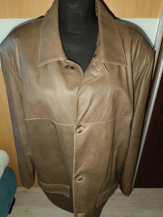 Kurtka skórzana męska