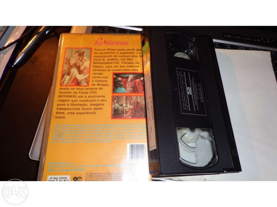 Vhs - Filme - Os Dez Mandamentos