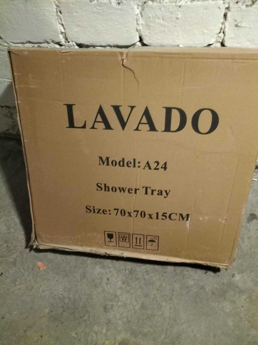 brodzik 70x70x15 nowy