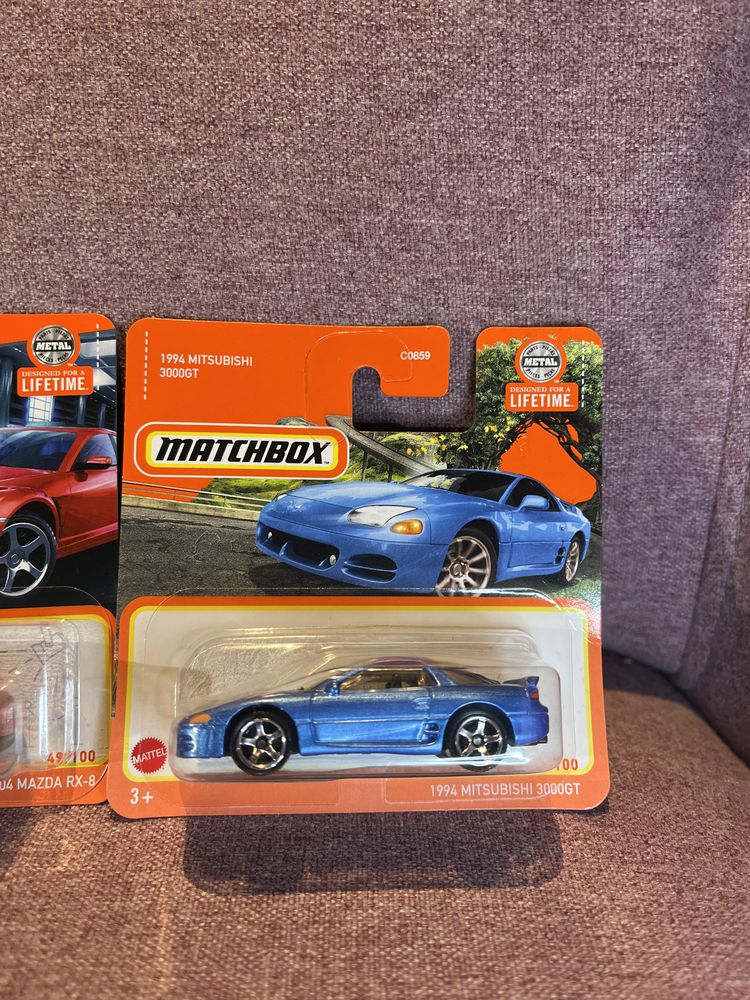 Matchbox zestaw porsche 911 mazda rx8 mitsubishi 3000gt