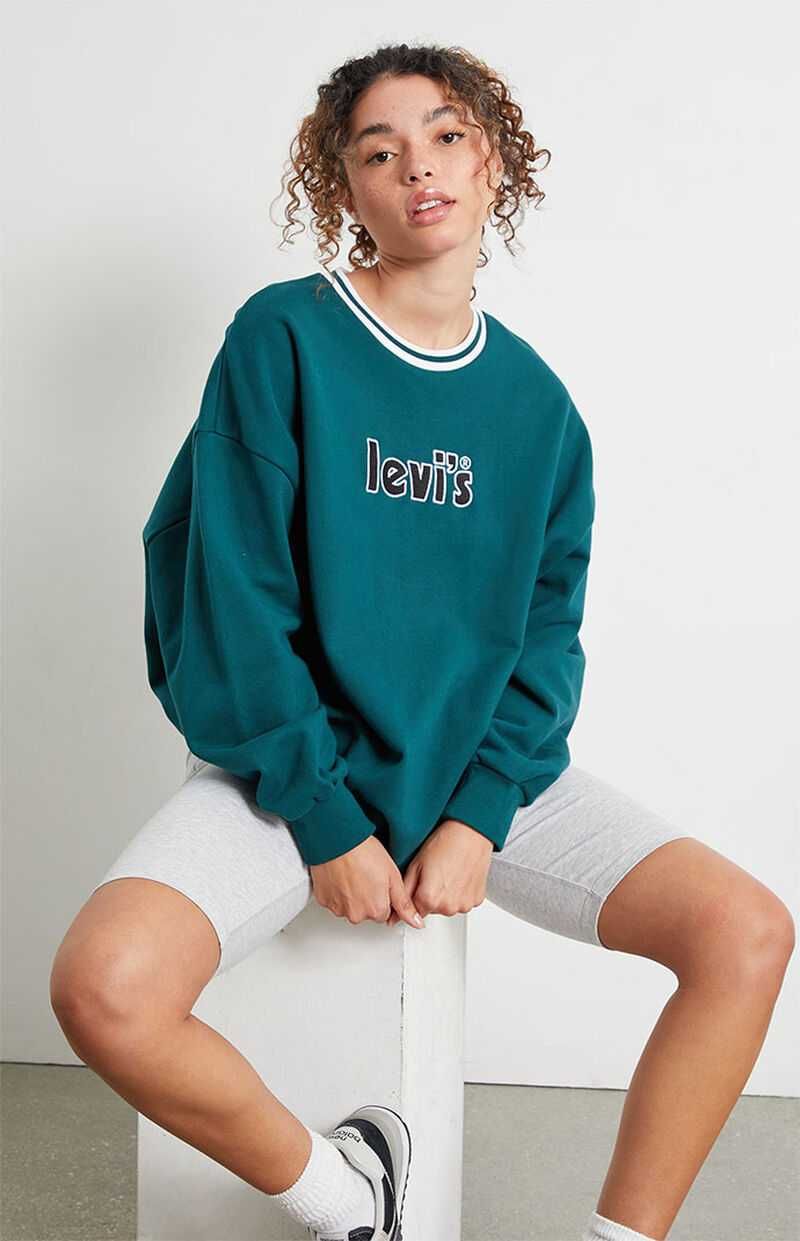 ЗНИЖКА! Жіночий світшот Levi’s Green Graphic Prism
