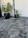 Ruszt do grilla ze stali nierdzewnej, 80 cm , z kwasówki,  okragly
