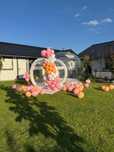 Biały Dmuchany Zamek i Bubble House, wynajem