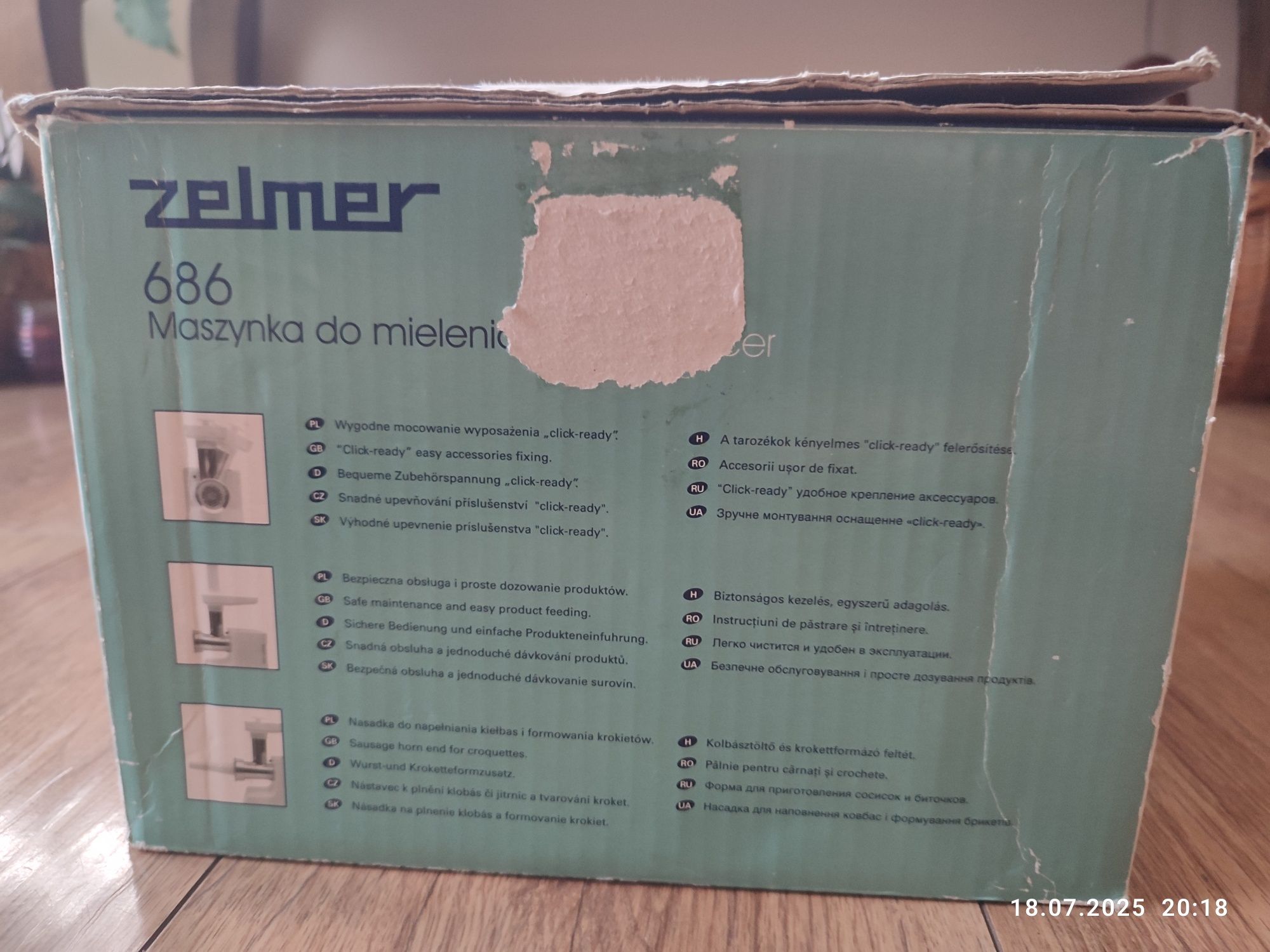 Zelmer maszynka do mielenia - typ 686 - Meat Mincer