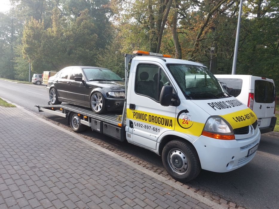 Pomoc drogowa laweta auto laweta holowanie niskopodwozie 25t