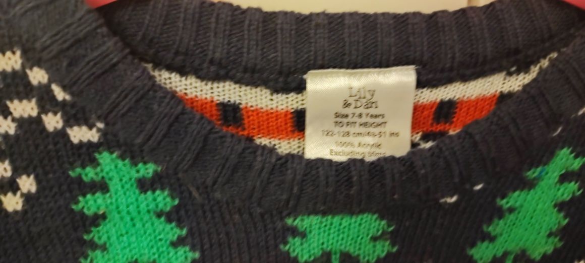 Sweter świąteczny dla dziecka 122-128