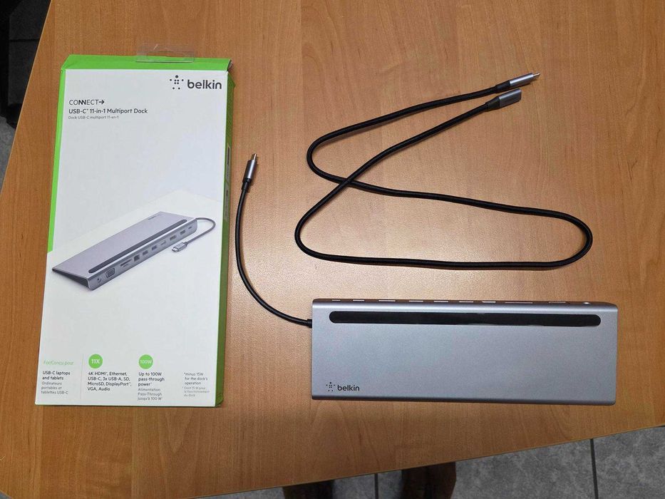 Stacja dokująca replikator portów Belkin 11w1 USB-C + gratis!