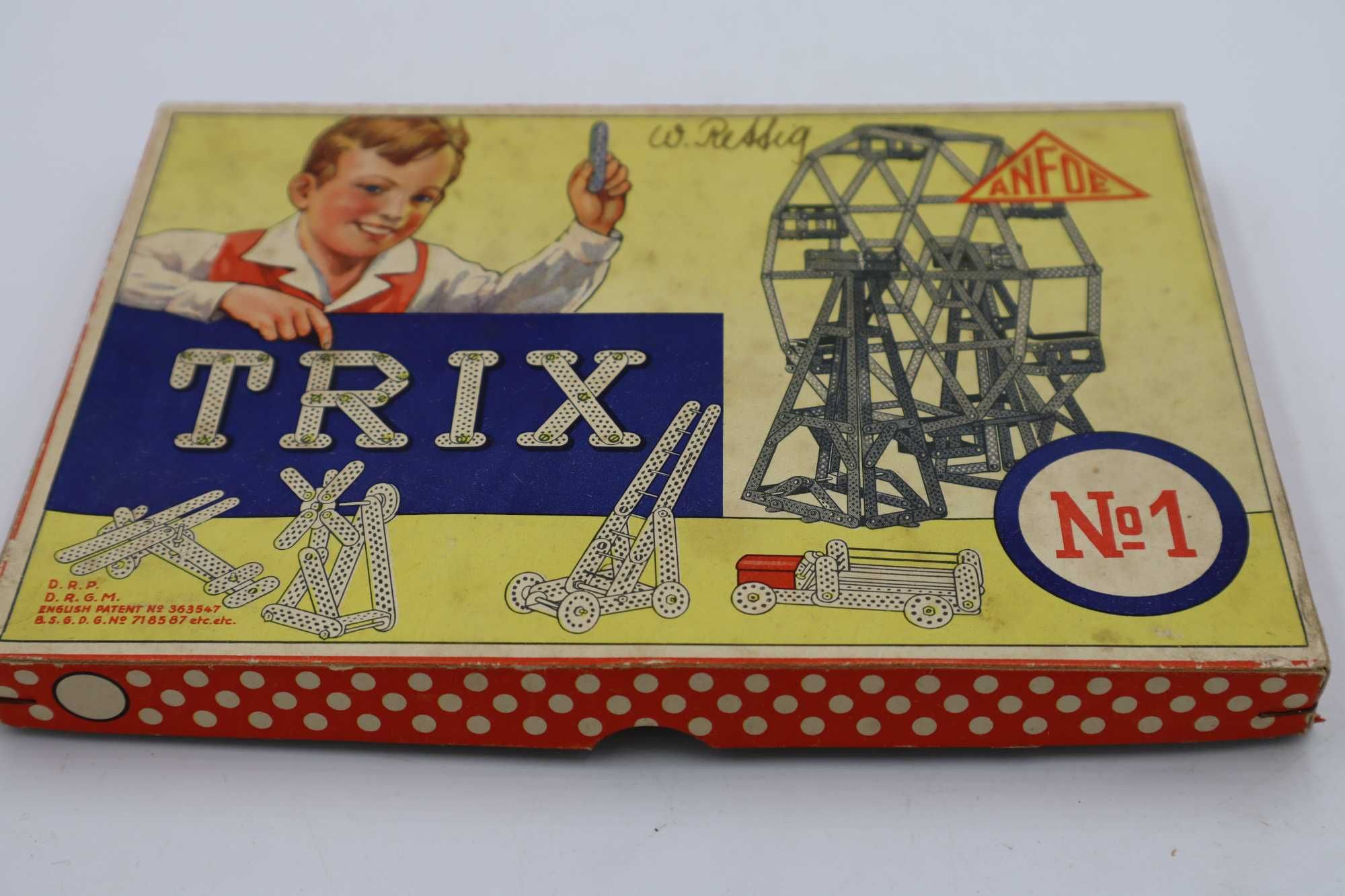 Młody inżynier TRIX lata 50-te XX W zabawki VINTAGE