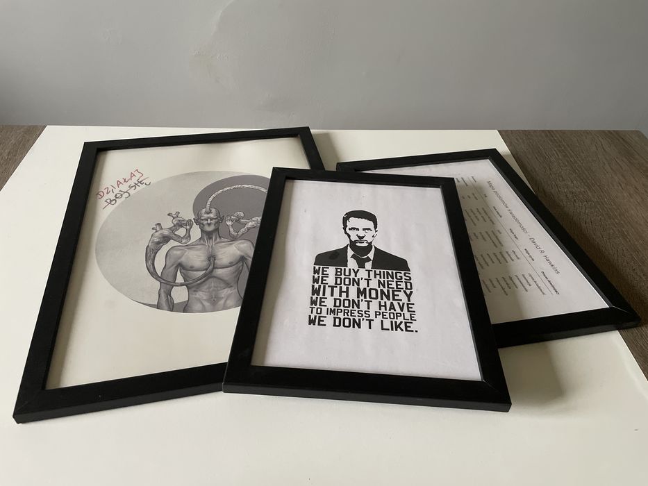 Ramki na obrazy, 1x A3, 2x A4