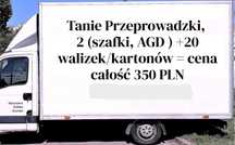 Przeprowadzk warszawa tanie i solidne, kartony gratis, wycena tel. w