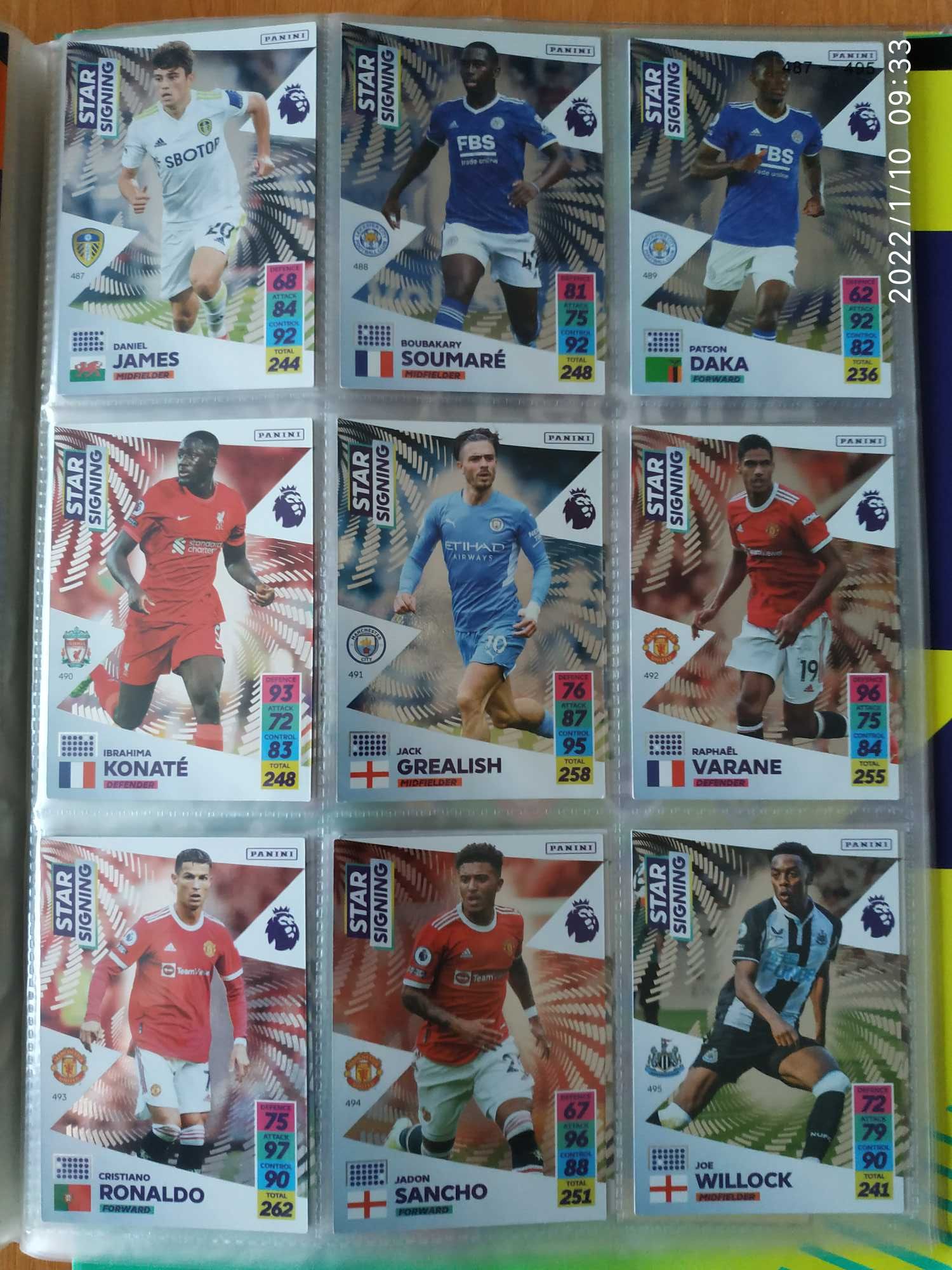 Panini Premier League 2021/2022 - Album plus 506 kart