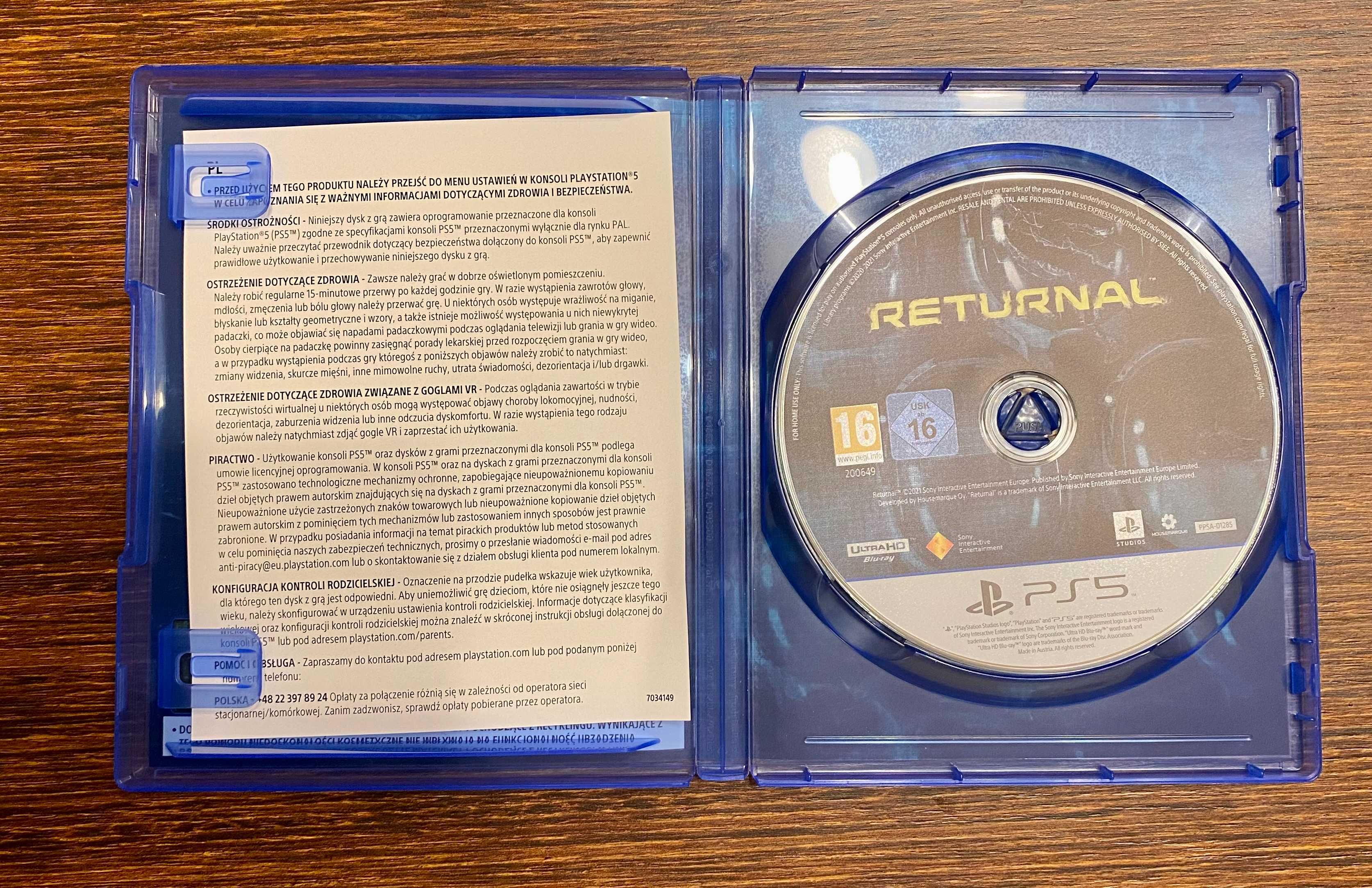 Returnal PlayStation 5 wersja PL gra Akcji