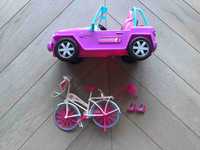 zestaw do laleczek Barbie akcesoria do lalek samochód rower