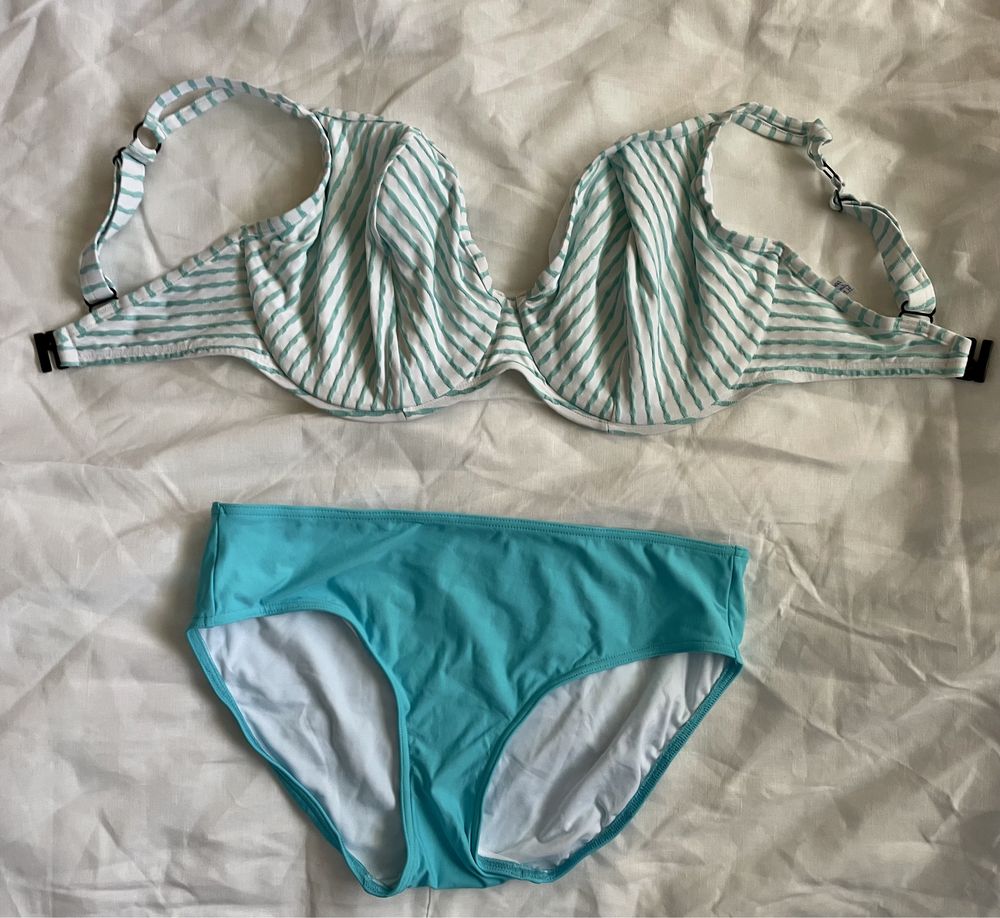 Bravissimo St.Moritz Freya Soda 34HH 75HH 75K XXL bikini turkus Plus
