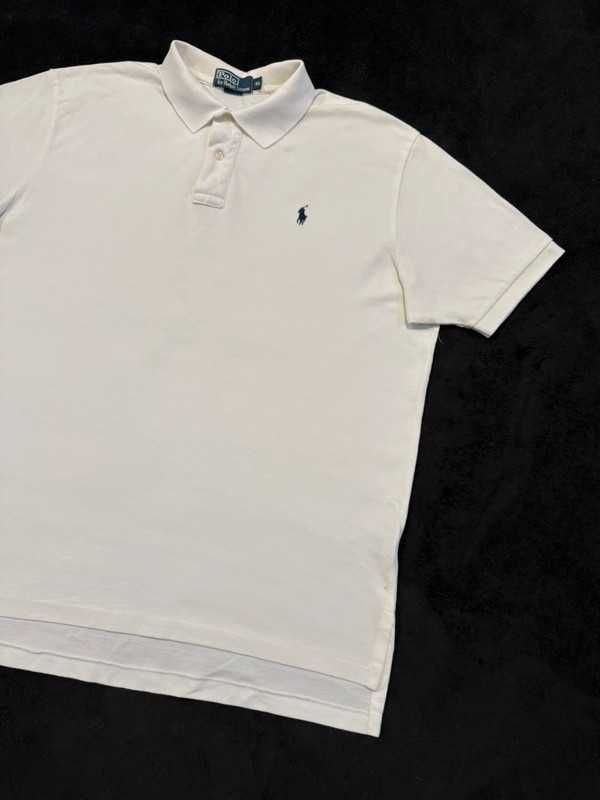 Biała koszulka polo Ralph Lauren - Size XL
