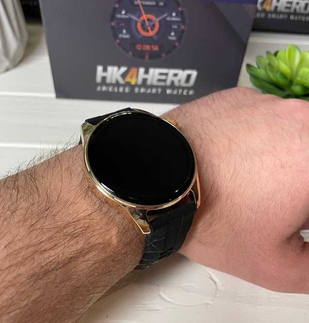 Умные часы розумний годинник smart watch hk 4 hero амолед 2 ремінці
