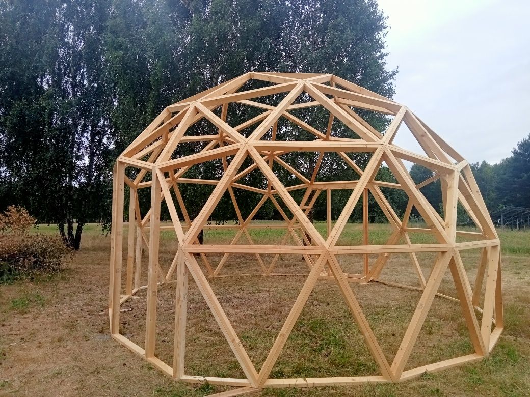 Kopuła geodezyjna 33m2. Dom kopułowy.