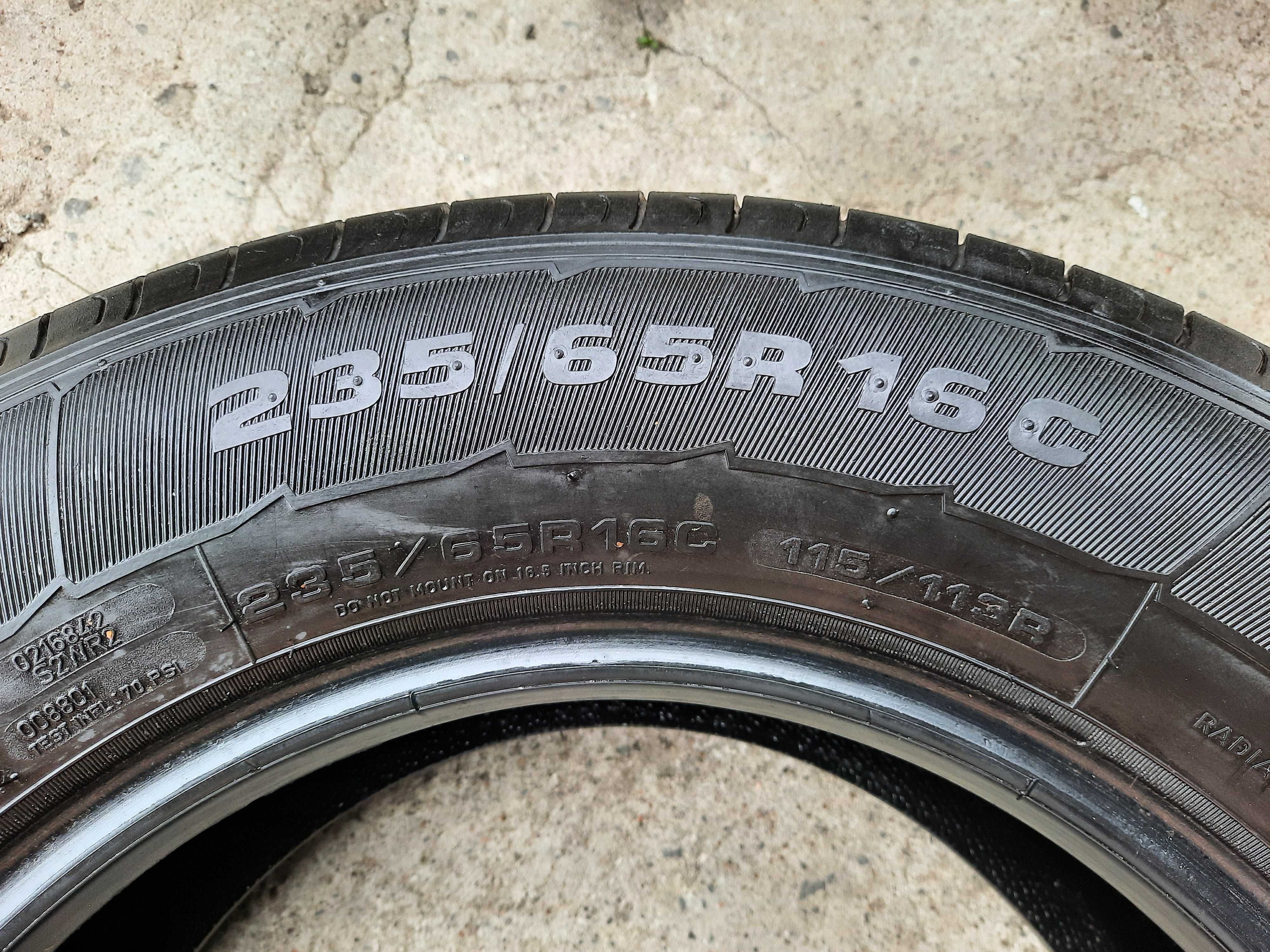 Wzmacniane opony letnie klasy premium GOODYEAR 235/65/16 C 2021 r.