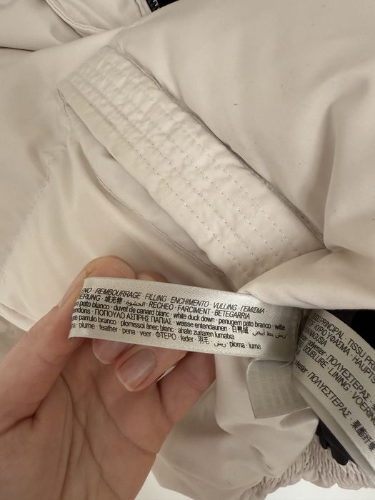 Uterque puchowa pikowana kurtka zimowa puffer z kapturem S