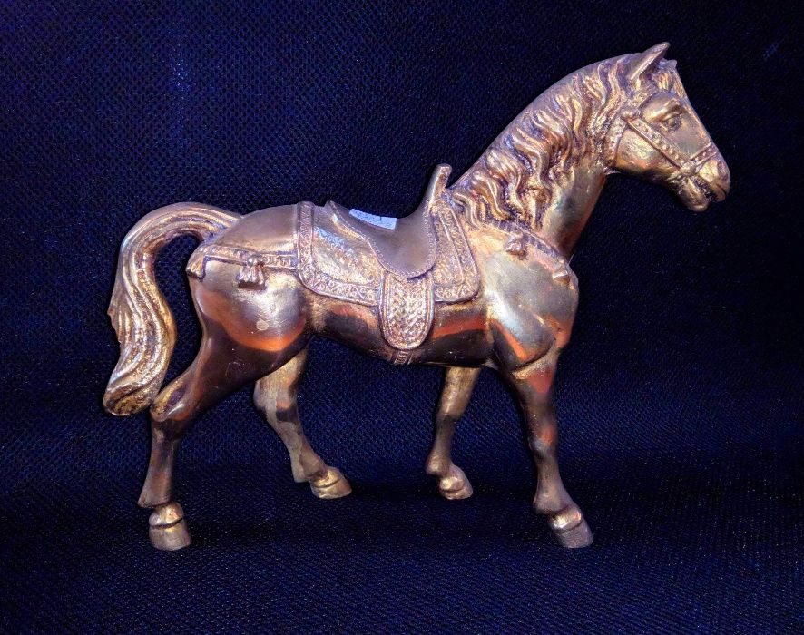 Escultura Cavalo Latão