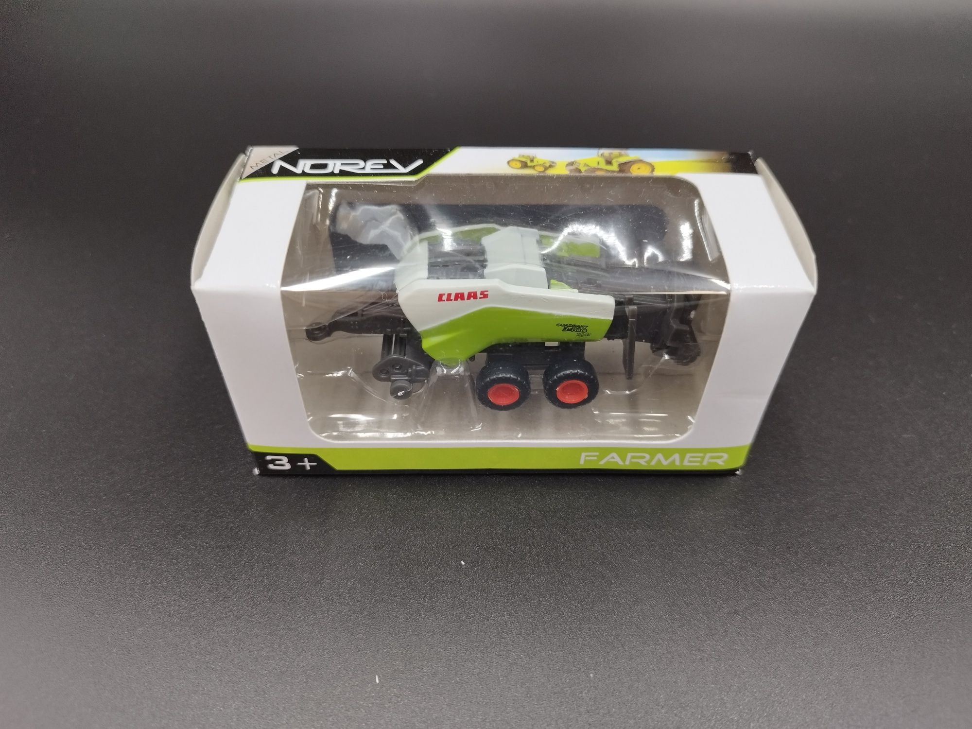 1:58 Norev Mini-jet Claas Quantum 3400 przyczepa model model nowy