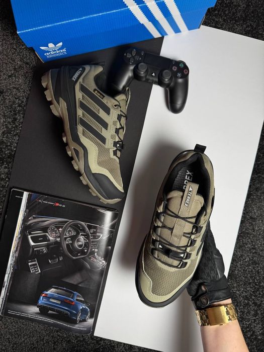 Чоловічі кросівки адідас Adidas Terrex Skychaser GTX Olive Black 41-46