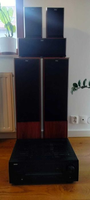 Zestaw kina domowego Denon z kolumnami Eltax Universe 5.0