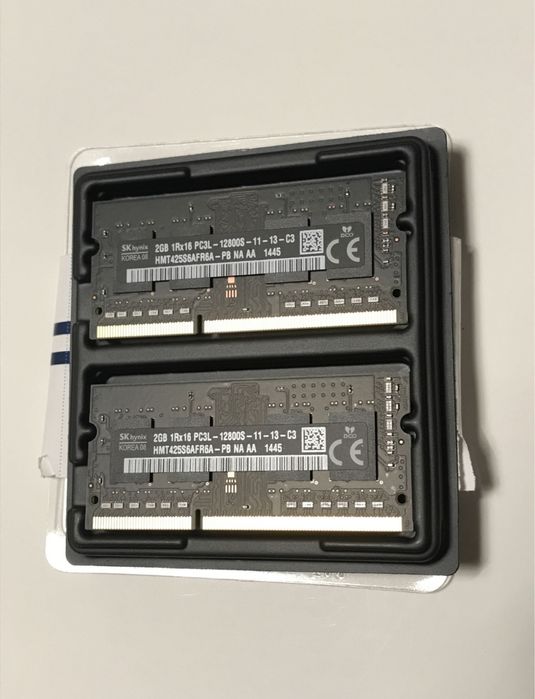 2x2GB DDR3 para MacBook