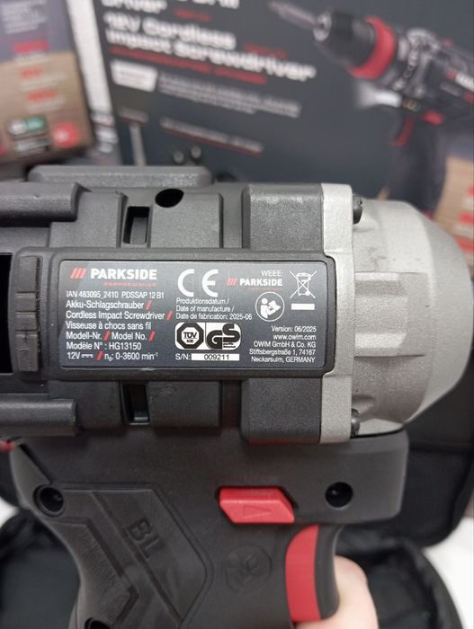 Шуруповер дриль, імпакт Parkside Performance PDSSAP 12, PBSPA 12 паркс