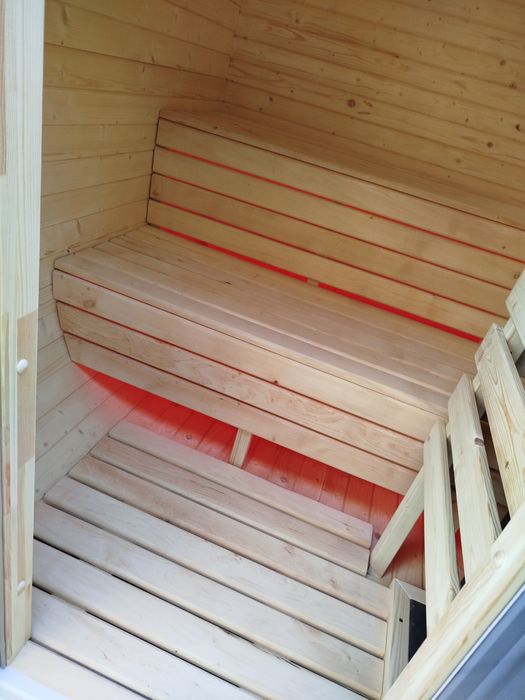 Sauna ogrodowa piec na drewno od ręki