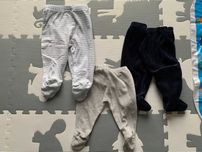 spodnie spodenki dziecięce 3 sztuki  r. 56/62