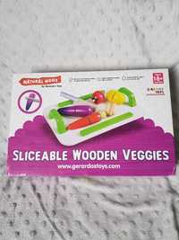 Nowy zestaw akcesoriów do kuchni dziecięcej deska warzywa
